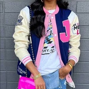 Fashion Letterman varsity jacket